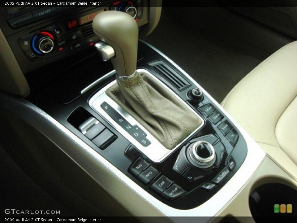 Cardamom Beige Interior Transmission for the 2009 Audi A4 2.0T Sedan #47038497