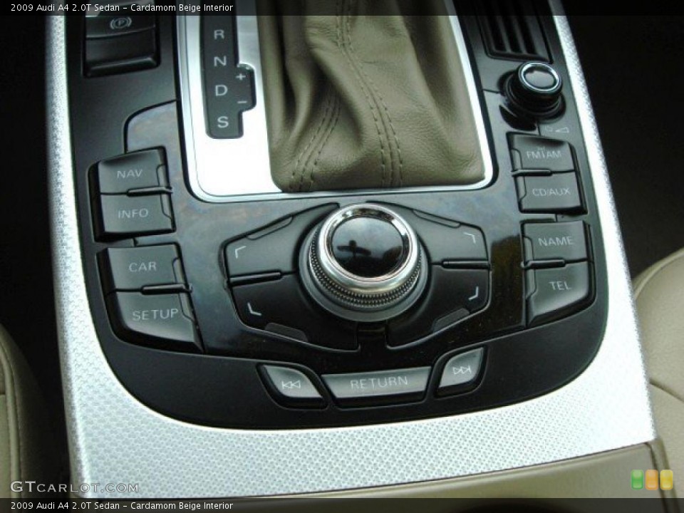 Cardamom Beige Interior Controls for the 2009 Audi A4 2.0T Sedan #47038512