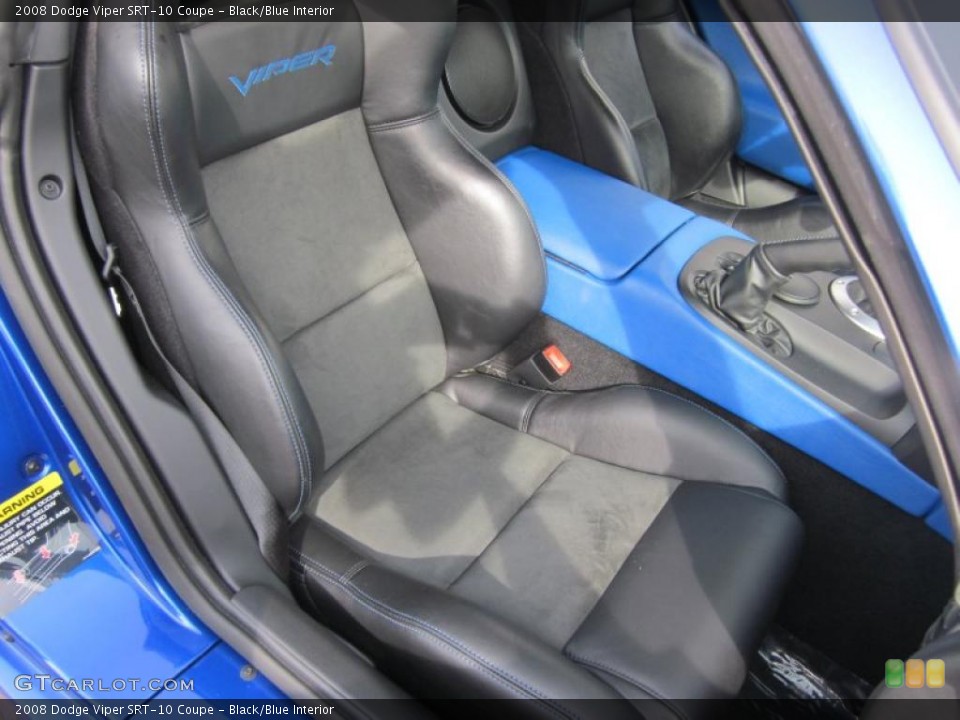 Black/Blue Interior Photo for the 2008 Dodge Viper SRT-10 Coupe #47039541