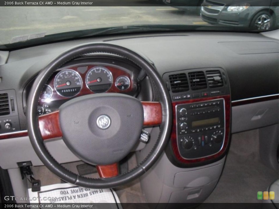 Medium Gray Interior Dashboard for the 2006 Buick Terraza CX AWD #47039586