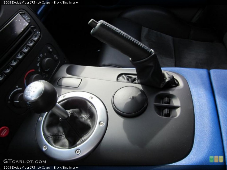 Black/Blue Interior Transmission for the 2008 Dodge Viper SRT-10 Coupe #47039739
