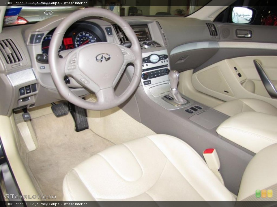 Wheat Interior Dashboard for the 2008 Infiniti G 37 Journey Coupe #47040381