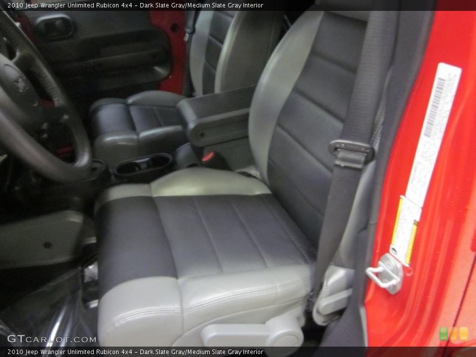 Dark Slate Gray/Medium Slate Gray Interior Photo for the 2010 Jeep Wrangler Unlimited Rubicon 4x4 #47040648