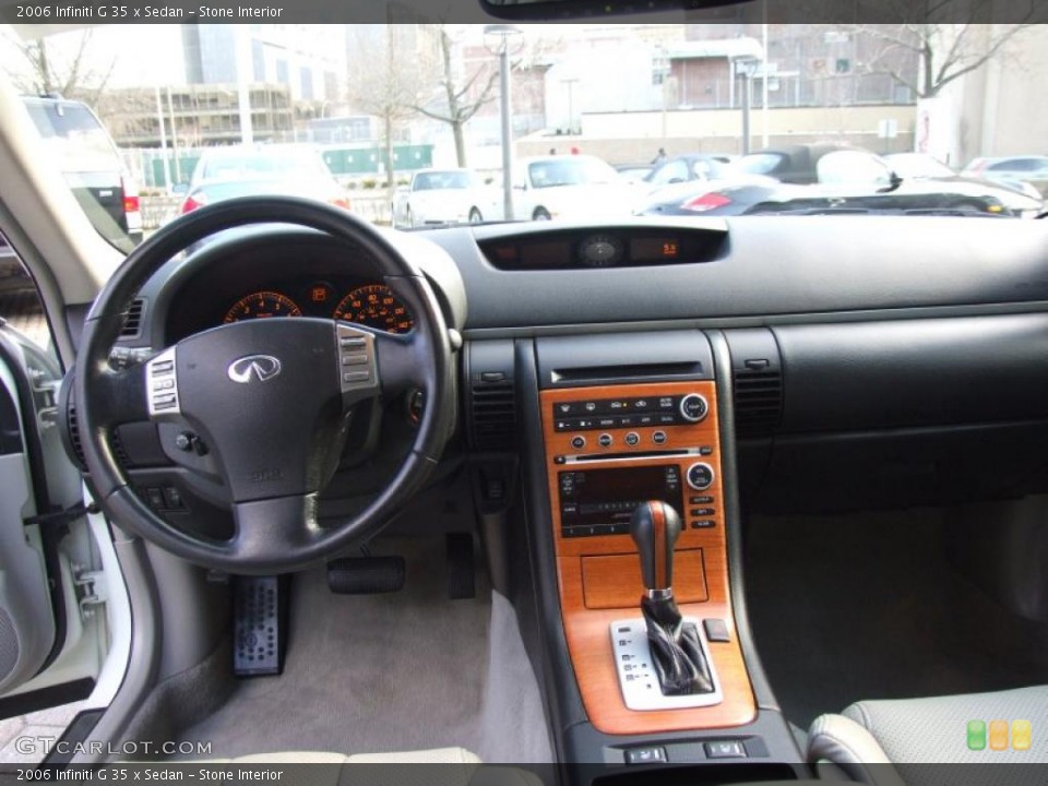 Stone Interior Dashboard for the 2006 Infiniti G 35 x Sedan #47040687