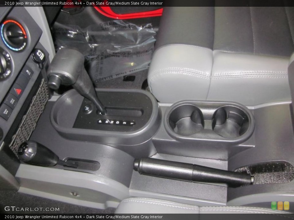 Dark Slate Gray/Medium Slate Gray Interior Transmission for the 2010 Jeep Wrangler Unlimited Rubicon 4x4 #47040702