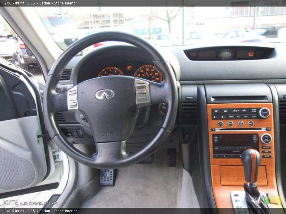 Stone Interior Steering Wheel for the 2006 Infiniti G 35 x Sedan #47040706