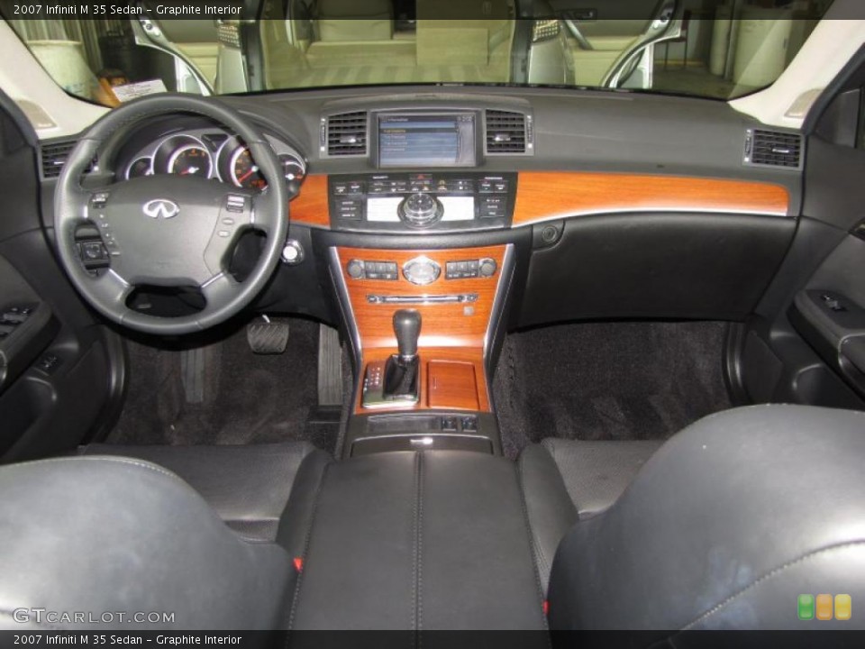 Graphite Interior Dashboard for the 2007 Infiniti M 35 Sedan #47042487