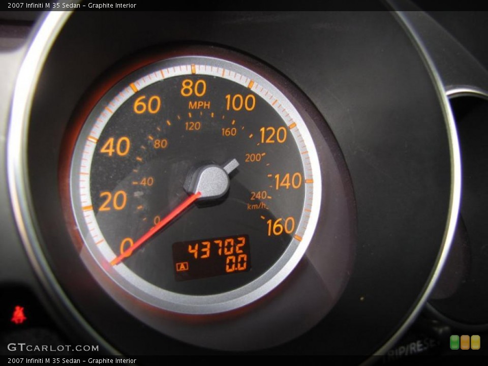 Graphite Interior Gauges for the 2007 Infiniti M 35 Sedan #47042625