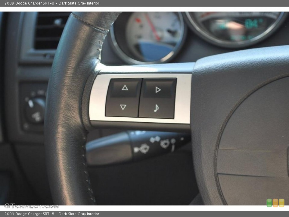 Dark Slate Gray Interior Controls for the 2009 Dodge Charger SRT-8 #47043471