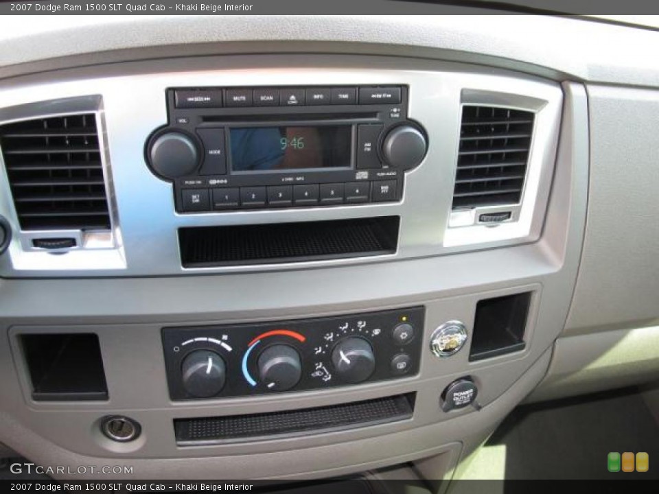 Khaki Beige Interior Controls for the 2007 Dodge Ram 1500 SLT Quad Cab #47044128