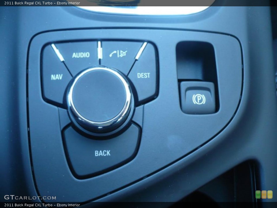 Ebony Interior Controls for the 2011 Buick Regal CXL Turbo #47045121