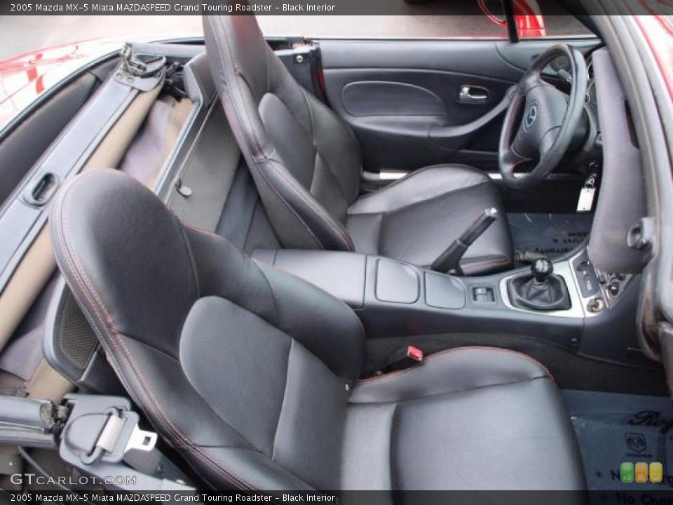 Black Interior Photo for the 2005 Mazda MX-5 Miata MAZDASPEED Grand Touring Roadster #47045931