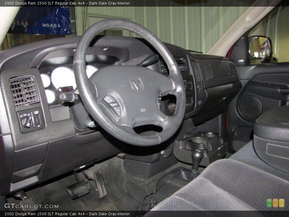Dark Slate Gray Interior Prime Interior for the 2002 Dodge Ram 1500 SLT Regular Cab 4x4 #47047185