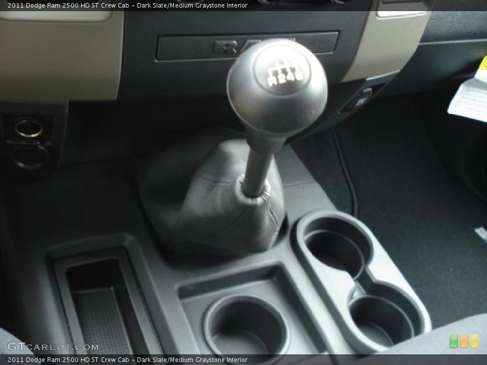 Dark Slate/Medium Graystone Interior Transmission for the 2011 Dodge Ram 2500 HD ST Crew Cab #47049903