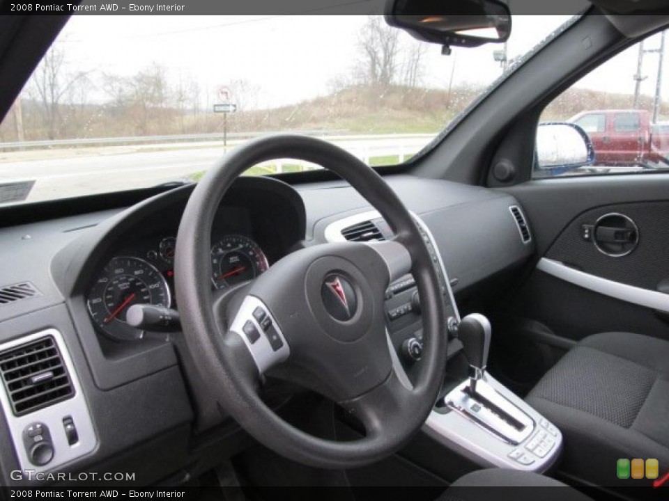 Ebony Interior Dashboard for the 2008 Pontiac Torrent AWD #47050176
