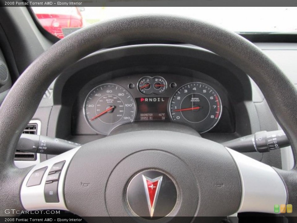Ebony Interior Gauges for the 2008 Pontiac Torrent AWD #47050230