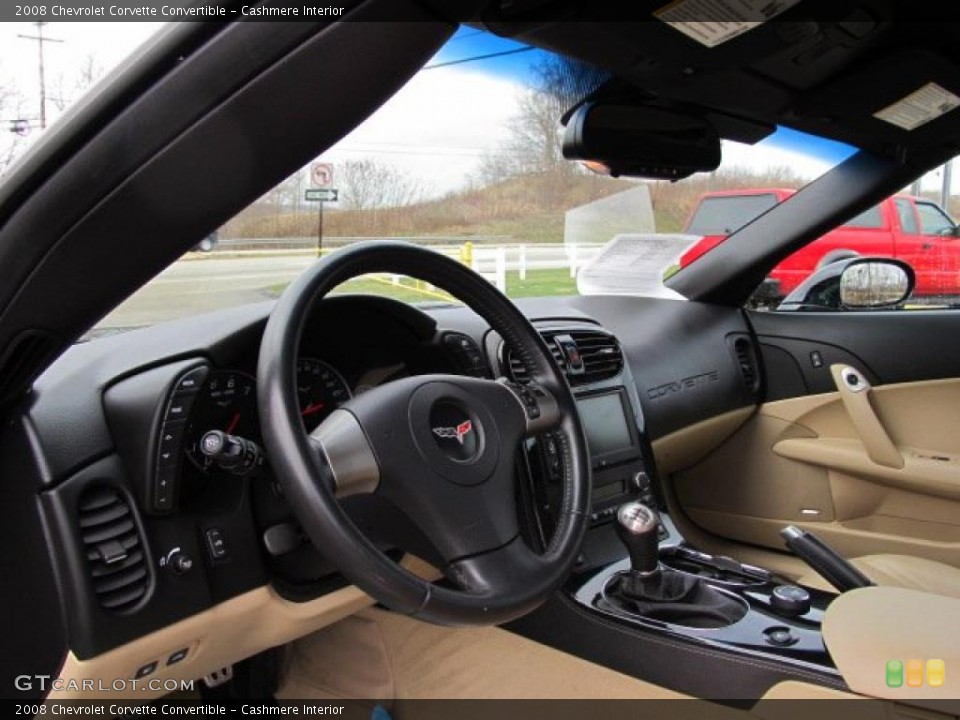 Cashmere Interior Photo for the 2008 Chevrolet Corvette Convertible #47051403