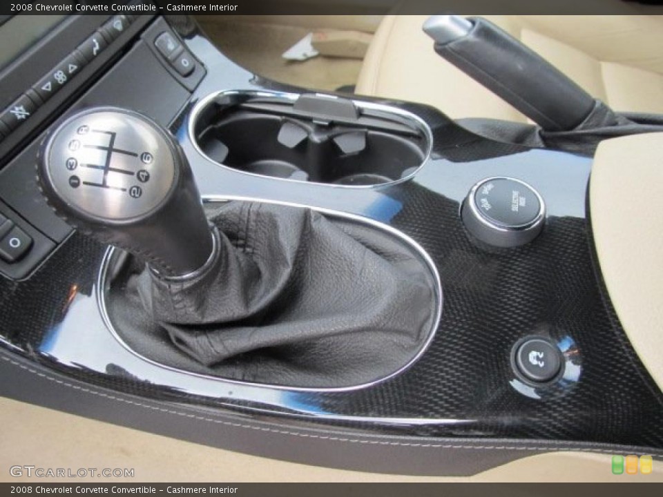 Cashmere Interior Transmission for the 2008 Chevrolet Corvette Convertible #47051415