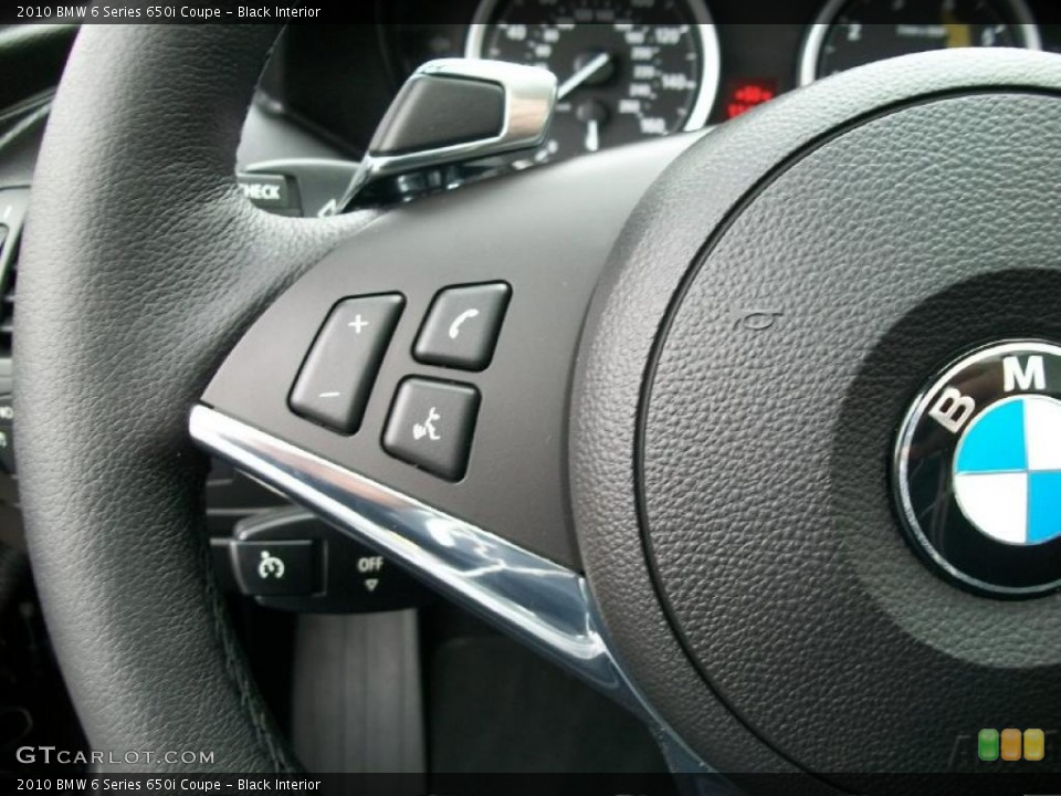 Black Interior Controls for the 2010 BMW 6 Series 650i Coupe #47051973