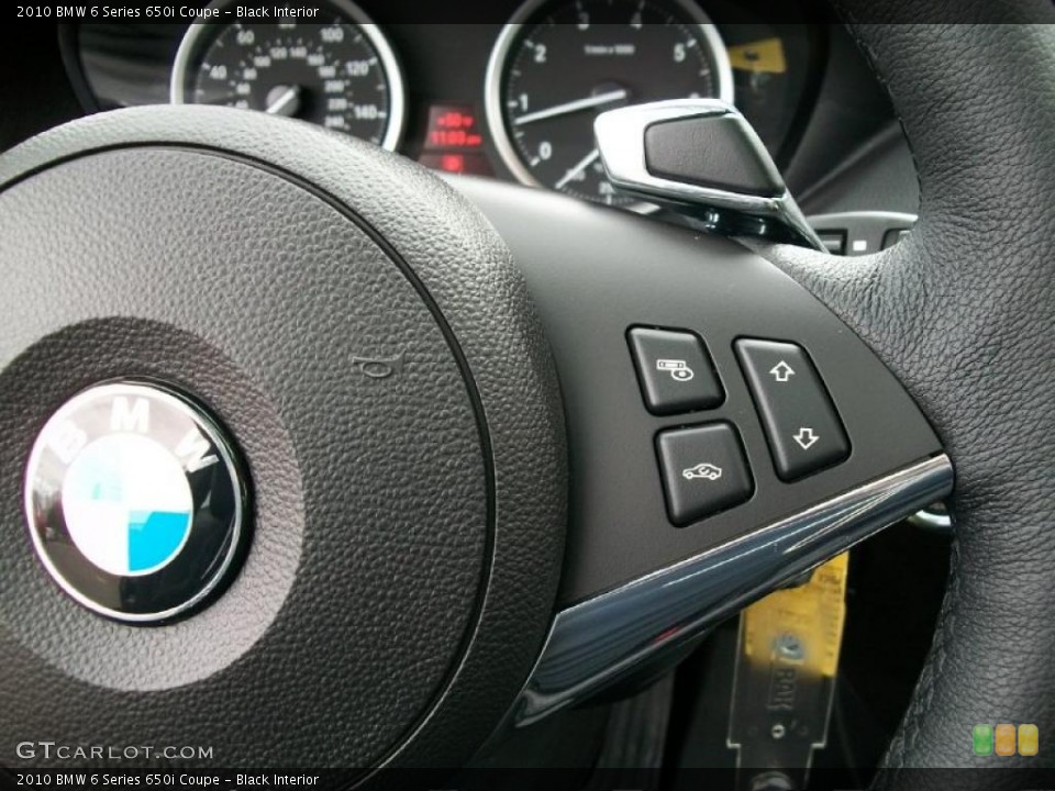 Black Interior Controls for the 2010 BMW 6 Series 650i Coupe #47051985