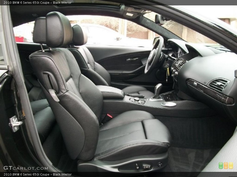 Black Interior Photo for the 2010 BMW 6 Series 650i Coupe #47052084