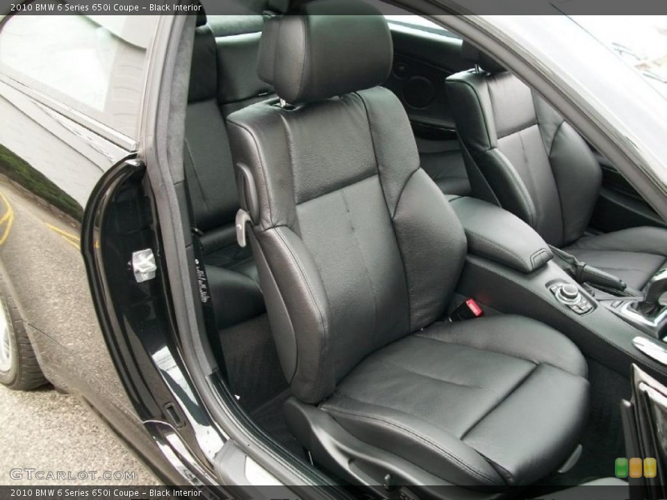Black Interior Photo for the 2010 BMW 6 Series 650i Coupe #47052093