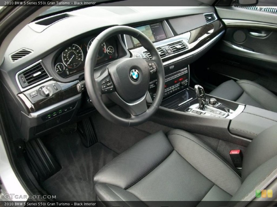 Black Interior Prime Interior for the 2010 BMW 5 Series 550i Gran Turismo #47052297