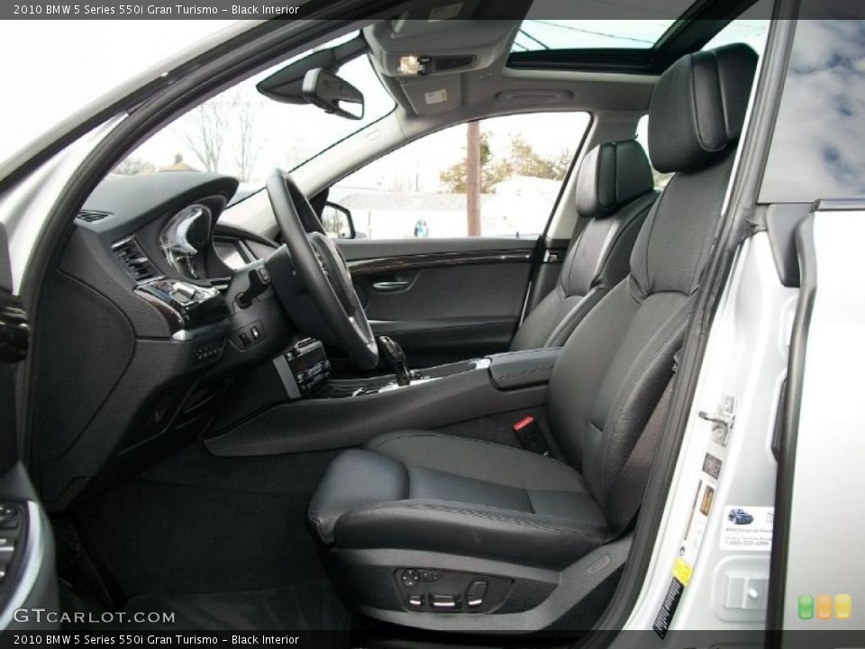 Black Interior Photo for the 2010 BMW 5 Series 550i Gran Turismo #47052318