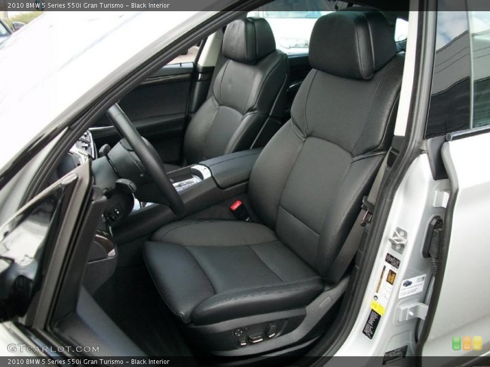 Black Interior Photo for the 2010 BMW 5 Series 550i Gran Turismo #47052330