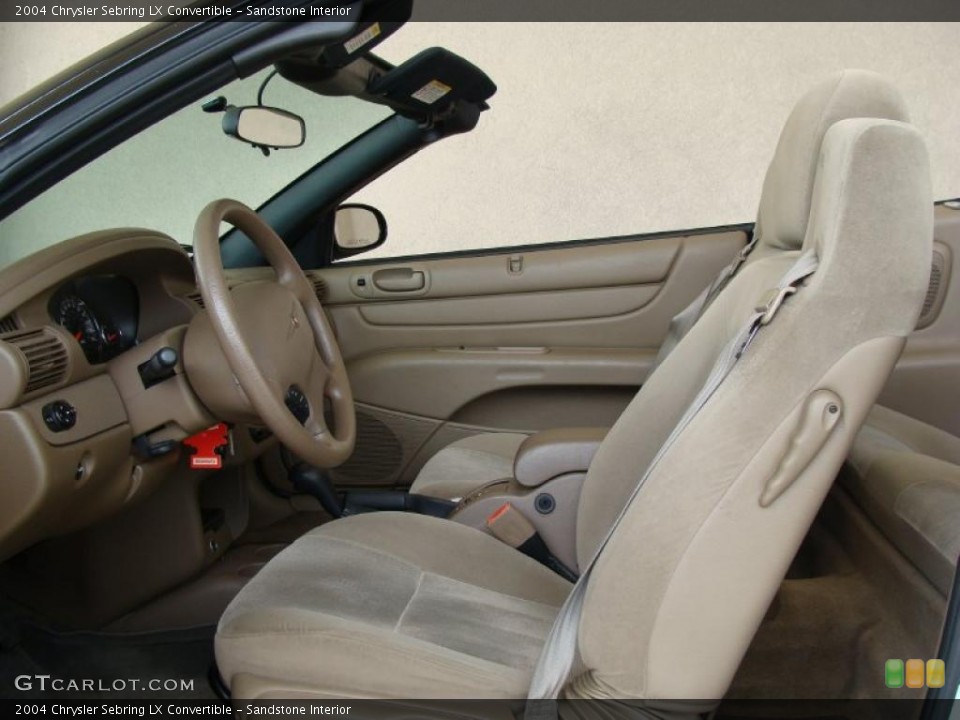 Sandstone Interior Photo for the 2004 Chrysler Sebring LX Convertible #47053260