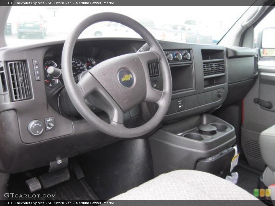 Medium Pewter Interior Dashboard for the 2010 Chevrolet Express 2500 Work Van #47053734