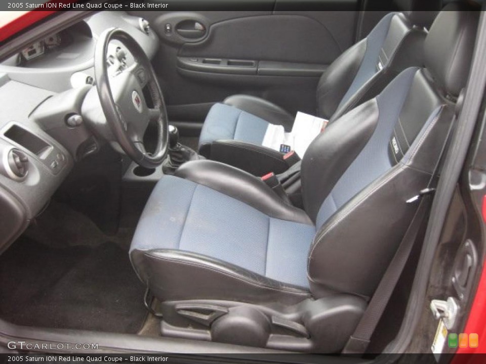 Black Interior Photo for the 2005 Saturn ION Red Line Quad Coupe #47054320