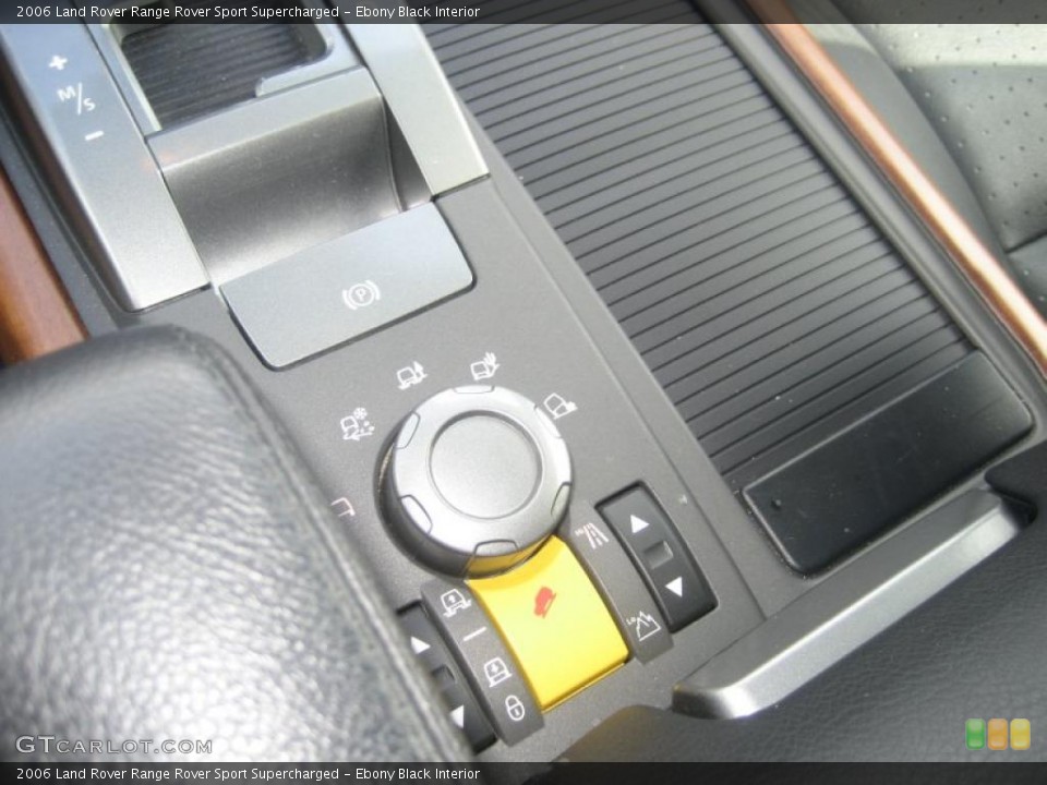 Ebony Black Interior Controls for the 2006 Land Rover Range Rover Sport Supercharged #47055400