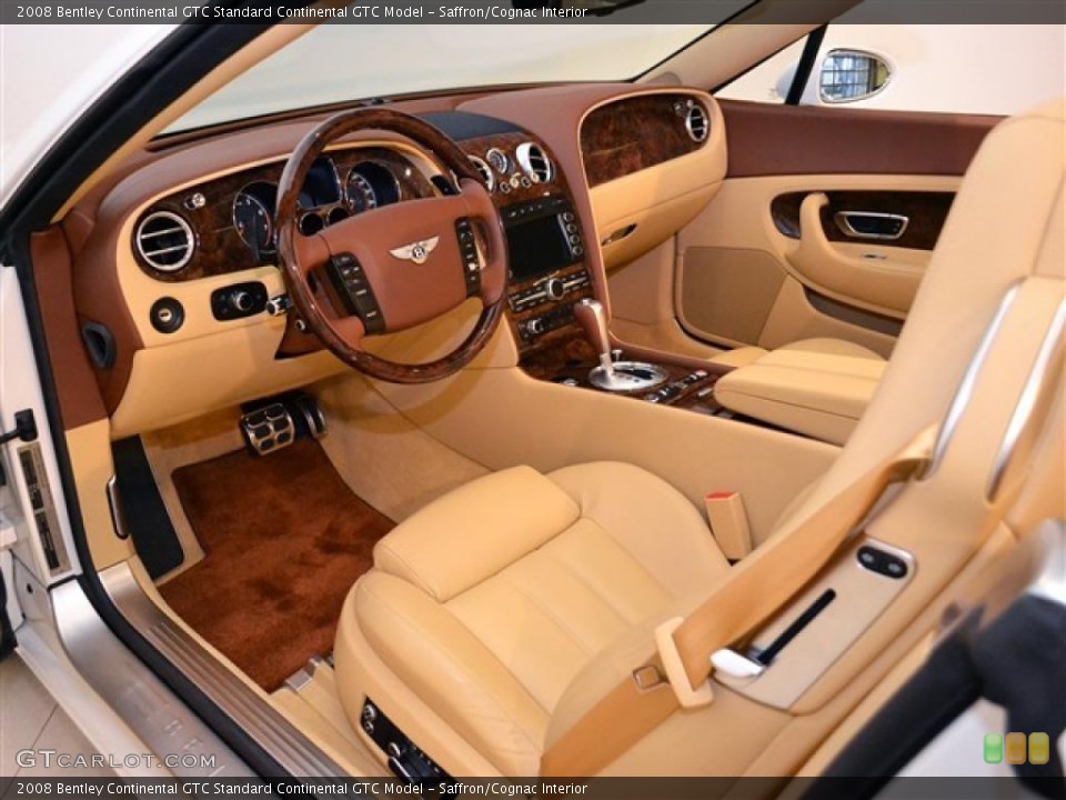 Saffron/Cognac 2008 Bentley Continental GTC Interiors
