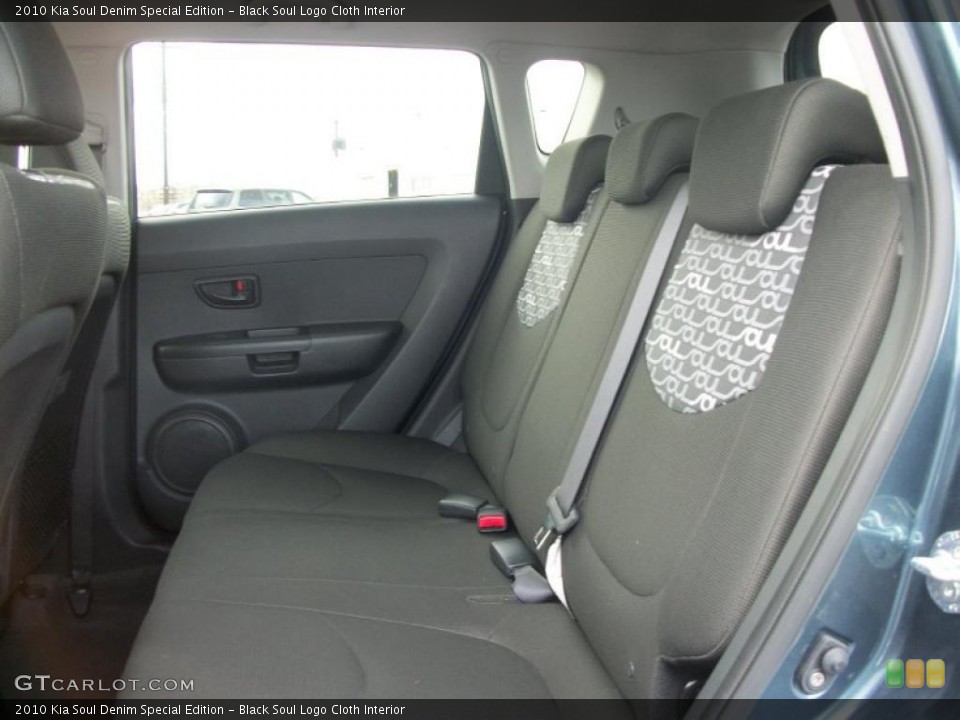 Black Soul Logo Cloth Interior Photo for the 2010 Kia Soul Denim Special Edition #47058917