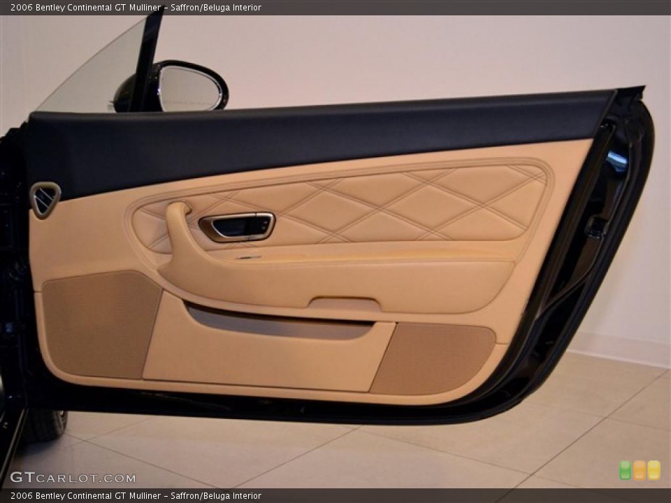Saffron/Beluga Interior Door Panel for the 2006 Bentley Continental GT Mulliner #47058959