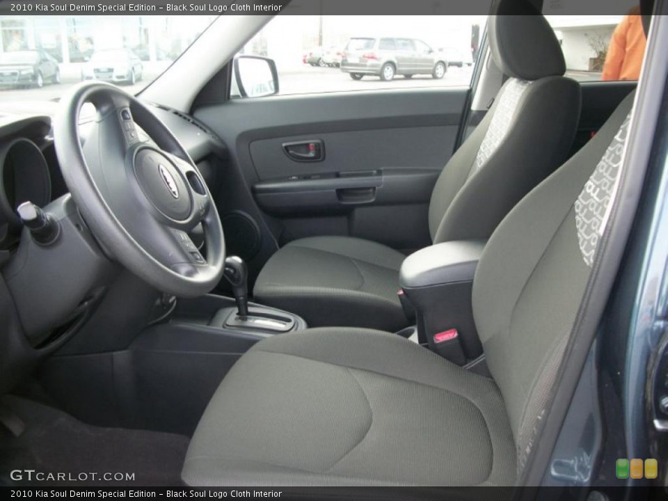 Black Soul Logo Cloth Interior Photo for the 2010 Kia Soul Denim Special Edition #47059010