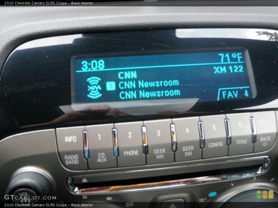 Black Interior Controls for the 2010 Chevrolet Camaro SS/RS Coupe #47059364