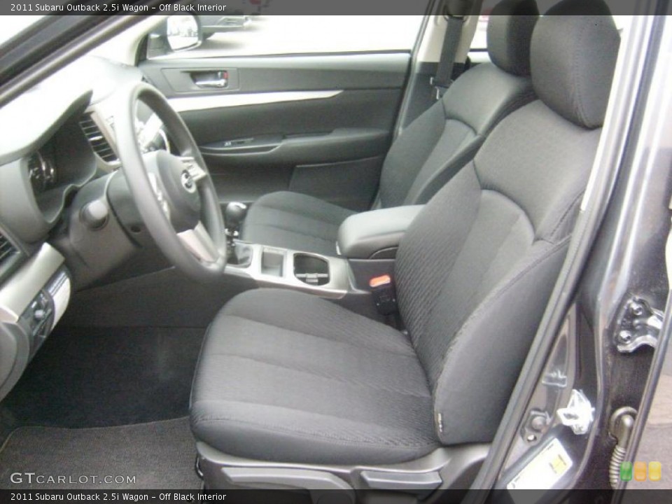 Off Black Interior Photo for the 2011 Subaru Outback 2.5i Wagon #47059412