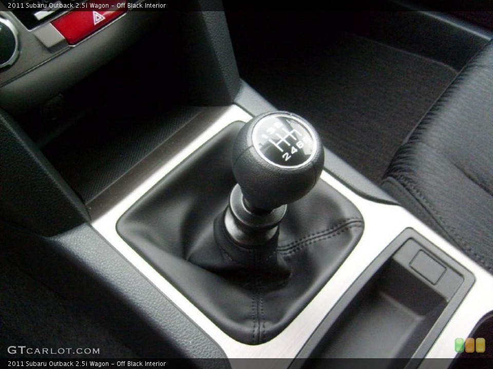 Off Black Interior Transmission for the 2011 Subaru Outback 2.5i Wagon #47059427