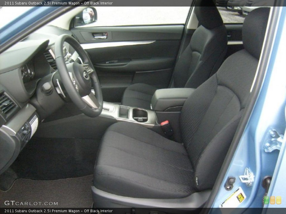 Off Black Interior Photo for the 2011 Subaru Outback 2.5i Premium Wagon #47059724
