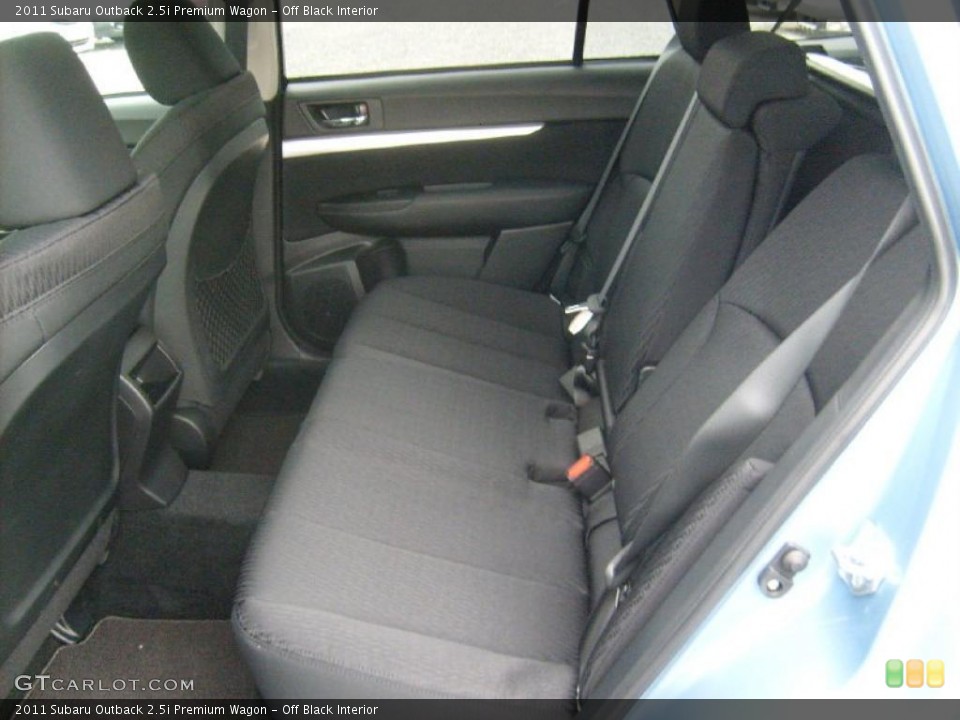 Off Black Interior Photo for the 2011 Subaru Outback 2.5i Premium Wagon #47059739