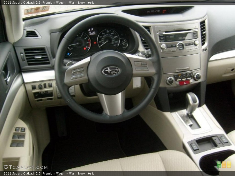 Warm Ivory Interior Photo for the 2011 Subaru Outback 2.5i Premium Wagon #47060798