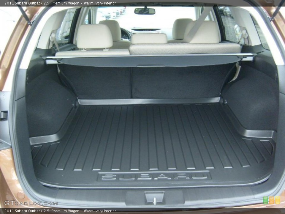 Warm Ivory Interior Trunk for the 2011 Subaru Outback 2.5i Premium Wagon #47060813