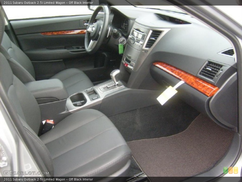 Off Black Interior Photo for the 2011 Subaru Outback 2.5i Limited Wagon #47061161