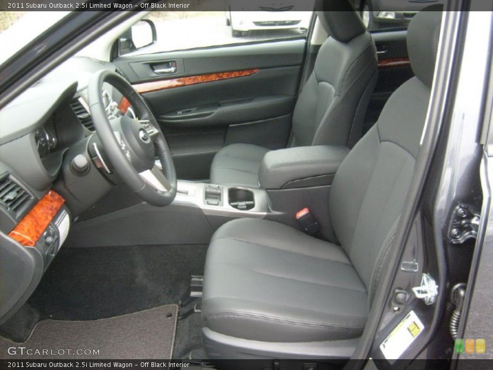 Off Black Interior Photo for the 2011 Subaru Outback 2.5i Limited Wagon #47062196