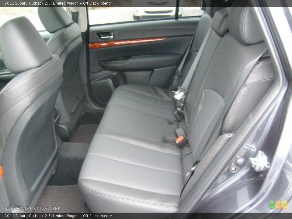 Off Black Interior Photo for the 2011 Subaru Outback 2.5i Limited Wagon #47062223