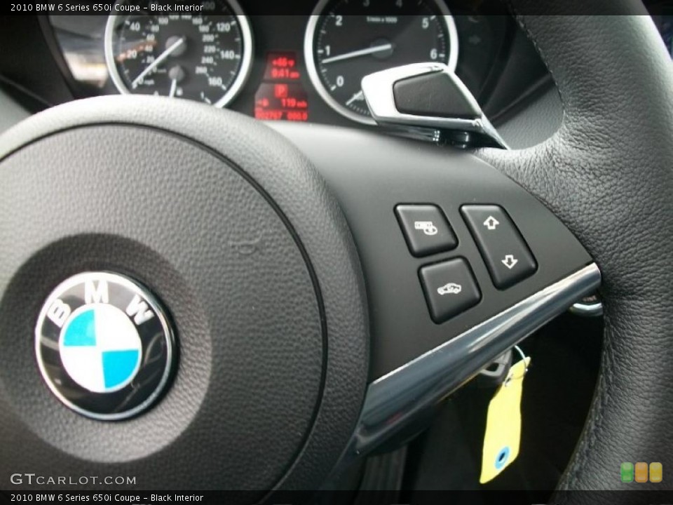 Black Interior Controls for the 2010 BMW 6 Series 650i Coupe #47062304