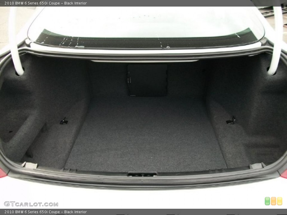 Black Interior Trunk for the 2010 BMW 6 Series 650i Coupe #47062364