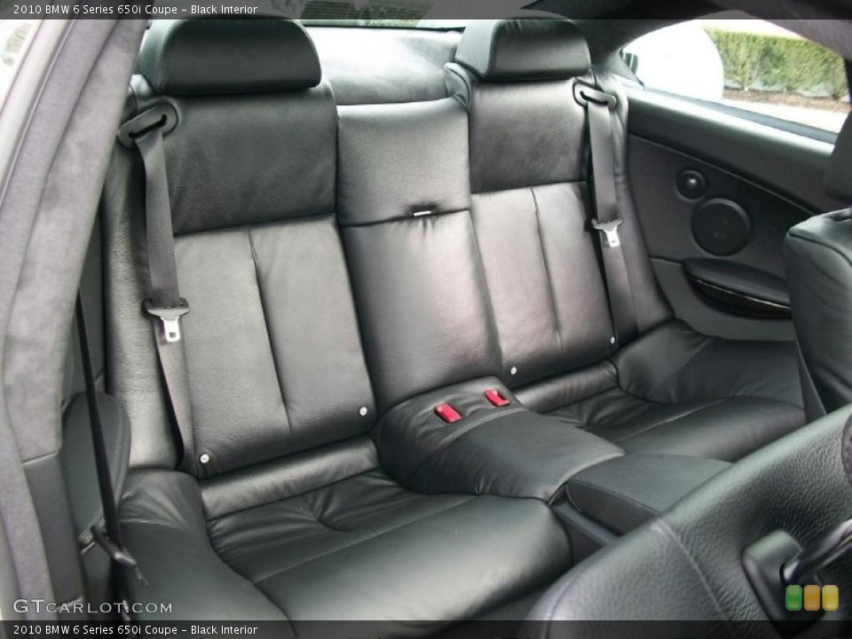 Black Interior Photo for the 2010 BMW 6 Series 650i Coupe #47062409